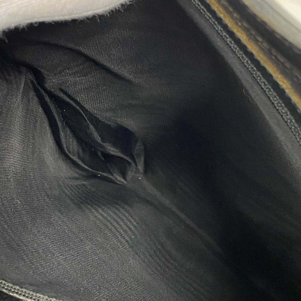 CELINE Circle Logo Macadam Handbag, Black - Picture 11 of 15